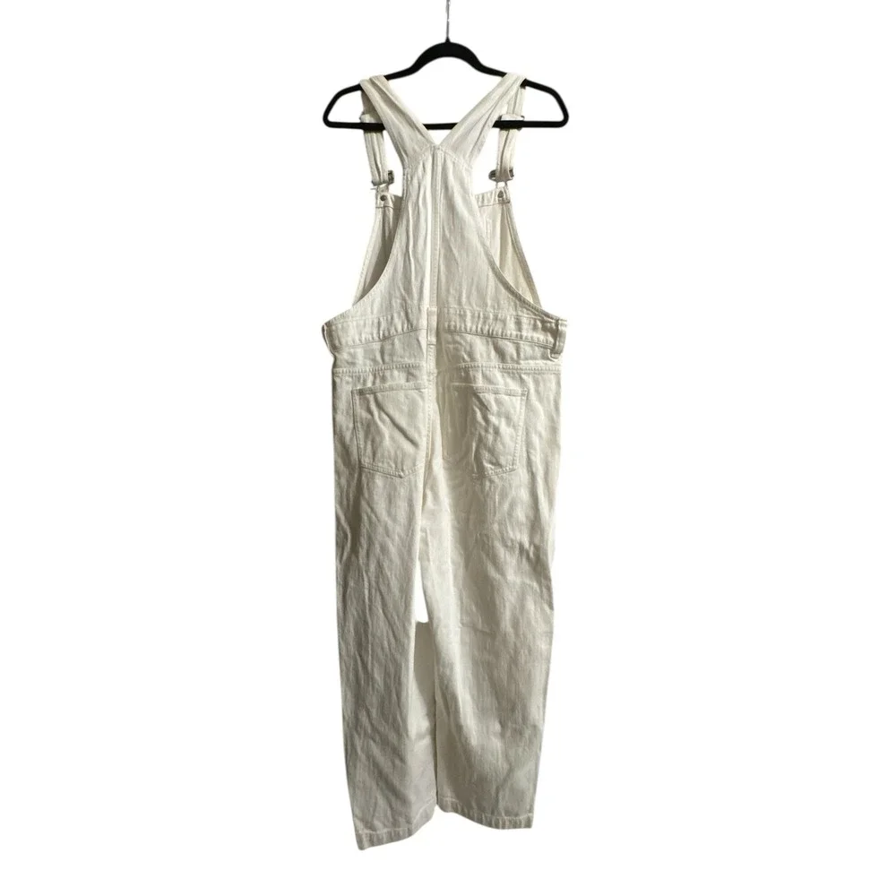 Madewell Women's White 100% Cotton Overalls Size L - Picture 7 of 11